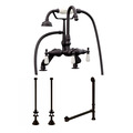 Cambridge Plumbing Complete Plumbing Package For Deck Mount Claw Foot Tub CAM684D-PKG-ORB